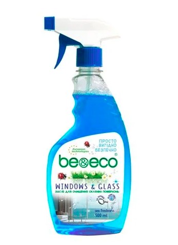 Засіб для чищення скла BE&ECO 0,5 л. (4820168433450)